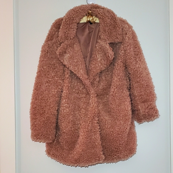 H&M Jackets & Blazers - Pile Teddy Bear Coat